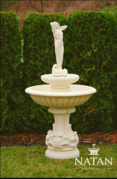 Edler Designer Springbrunnen Terrasse Brunnen Zierbrunnen Garten Fontaine ANDREA